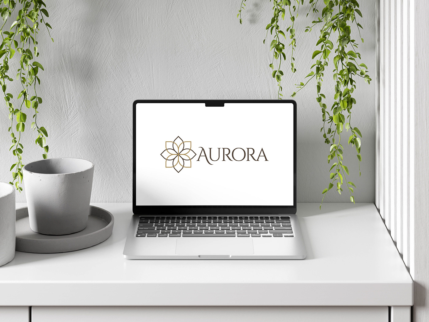 aurora brand identity Logo Design cosmetics logo ayurveda Modern Design Modern Logo creative unique design professional logo