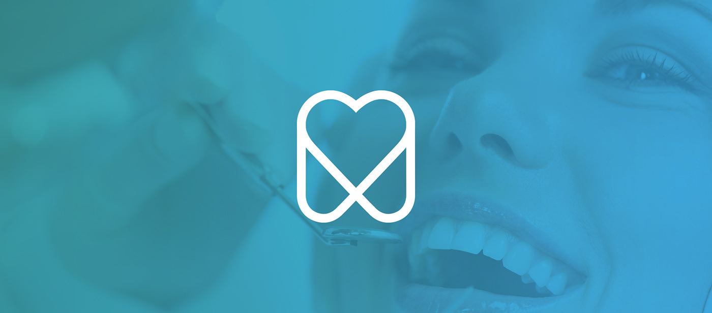 dentist dental branding  Identidad Corporativa medident Logotipo dentista marca