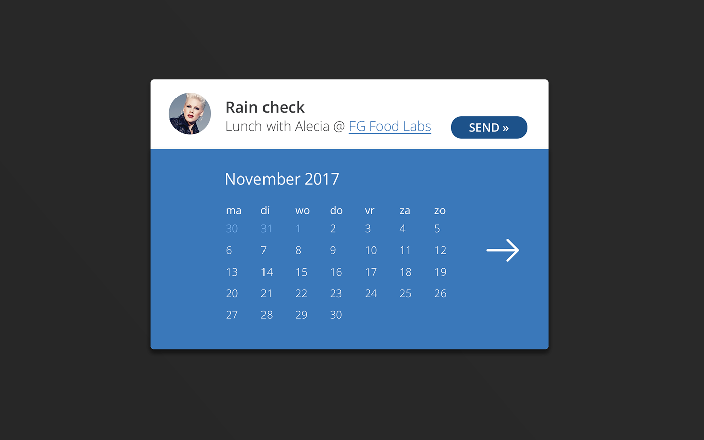 UI ui design DailyUI date picker