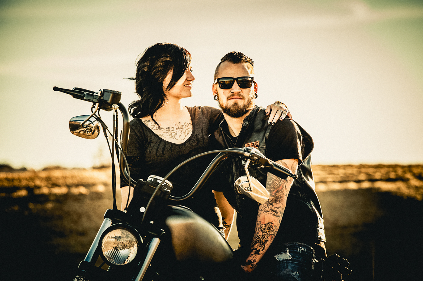 motorcycle Portraiture lifestyle photography