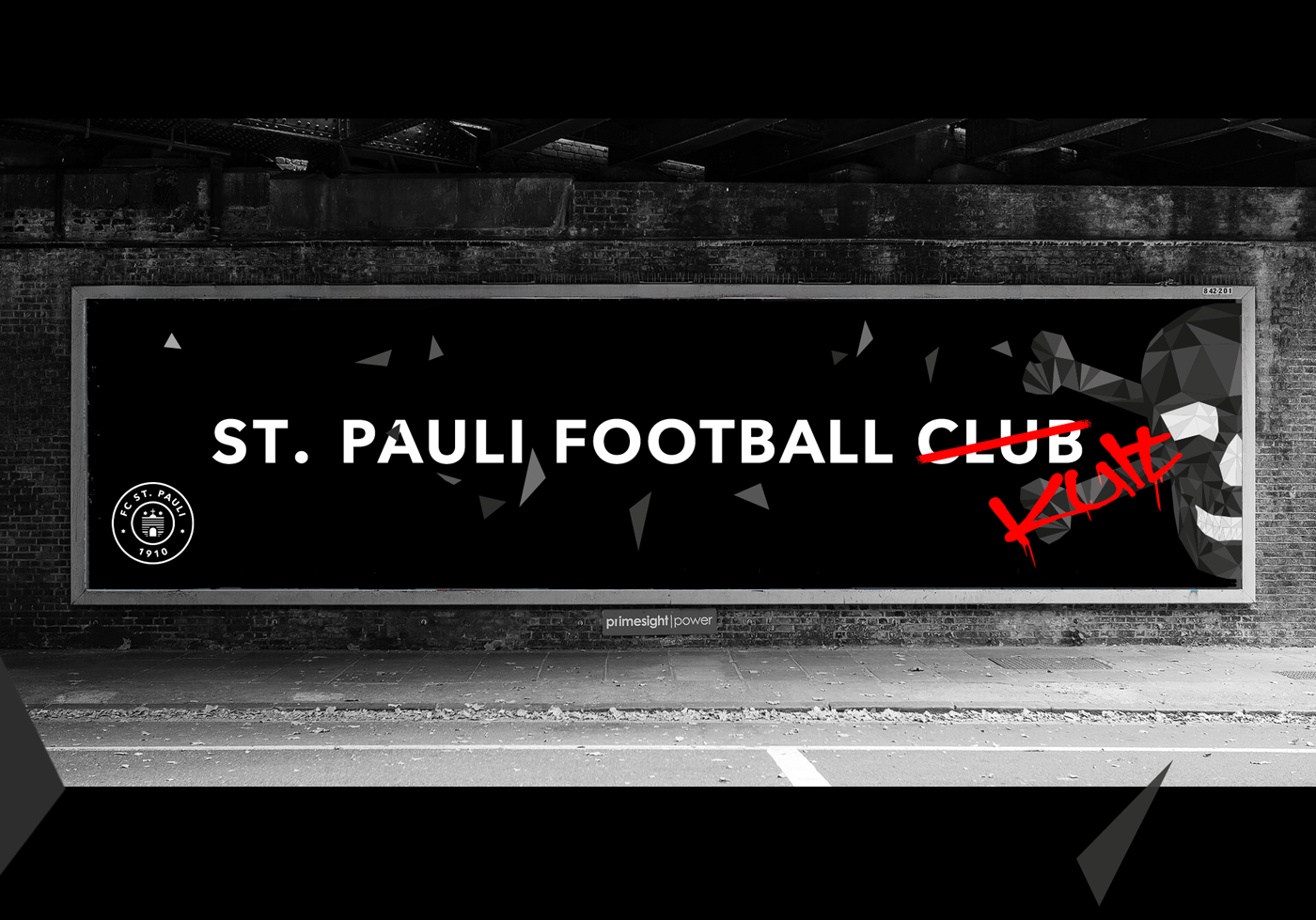 branding  concept football graphic design  hamburg logo Logo Design Rebrand soccer St Pauli