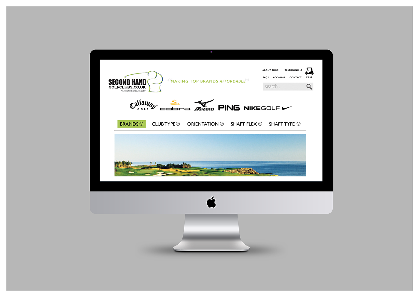 golf Rebrand Website logo Typeface graphic design 