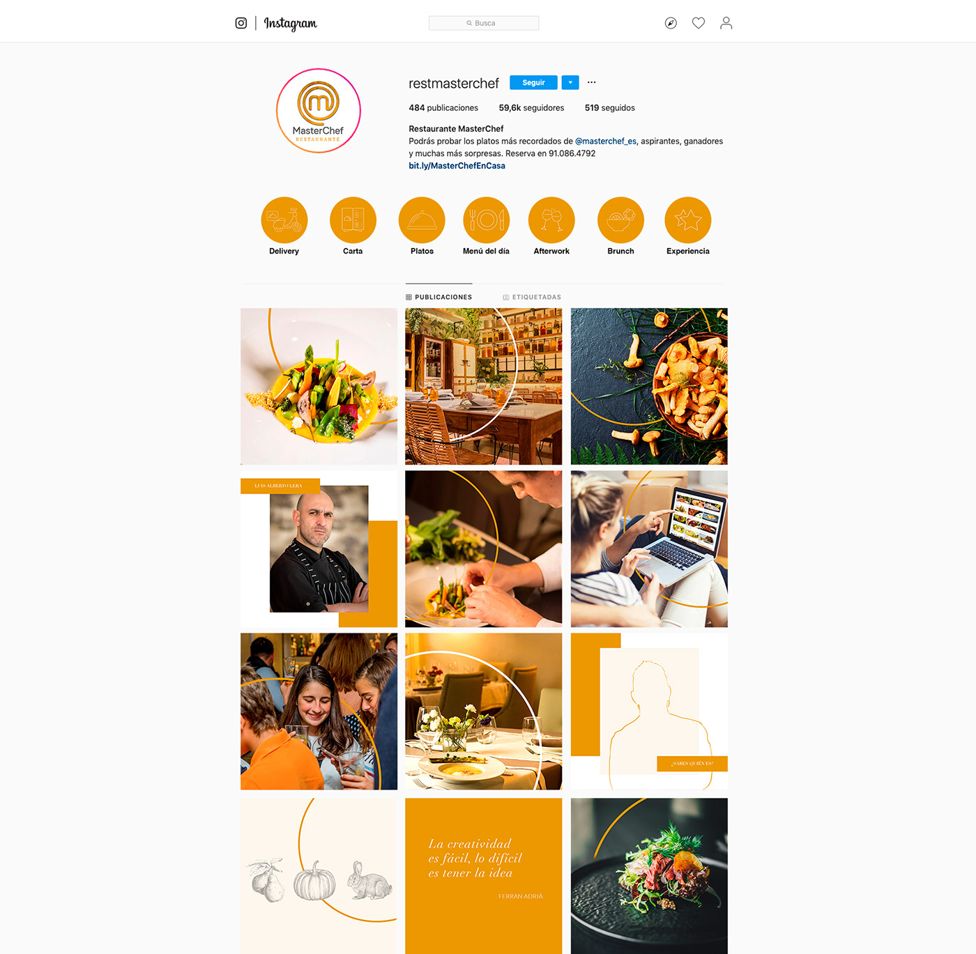 Masterchef restaurant restaurant web masterchef social media menu design food design masterchef art direction