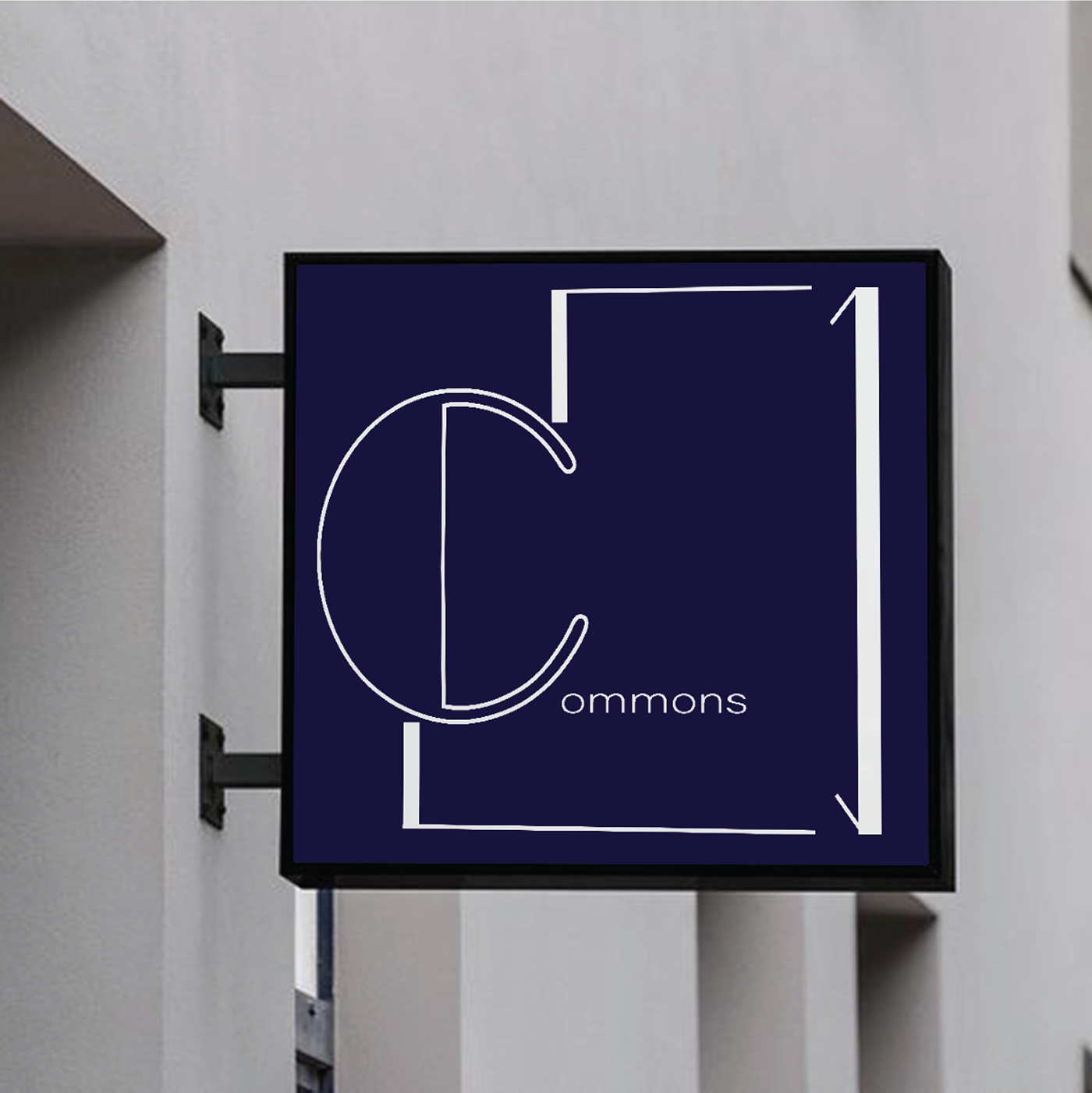 Brand identity for The commons co-working space.