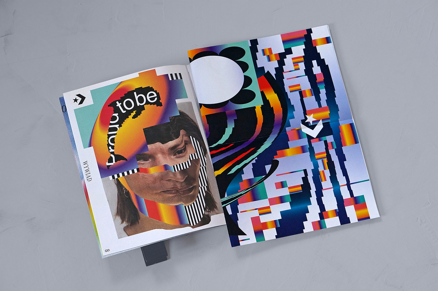 magazine illustartion PixelDesign LGBTQ pride pridemonth rainbow glitchdesign