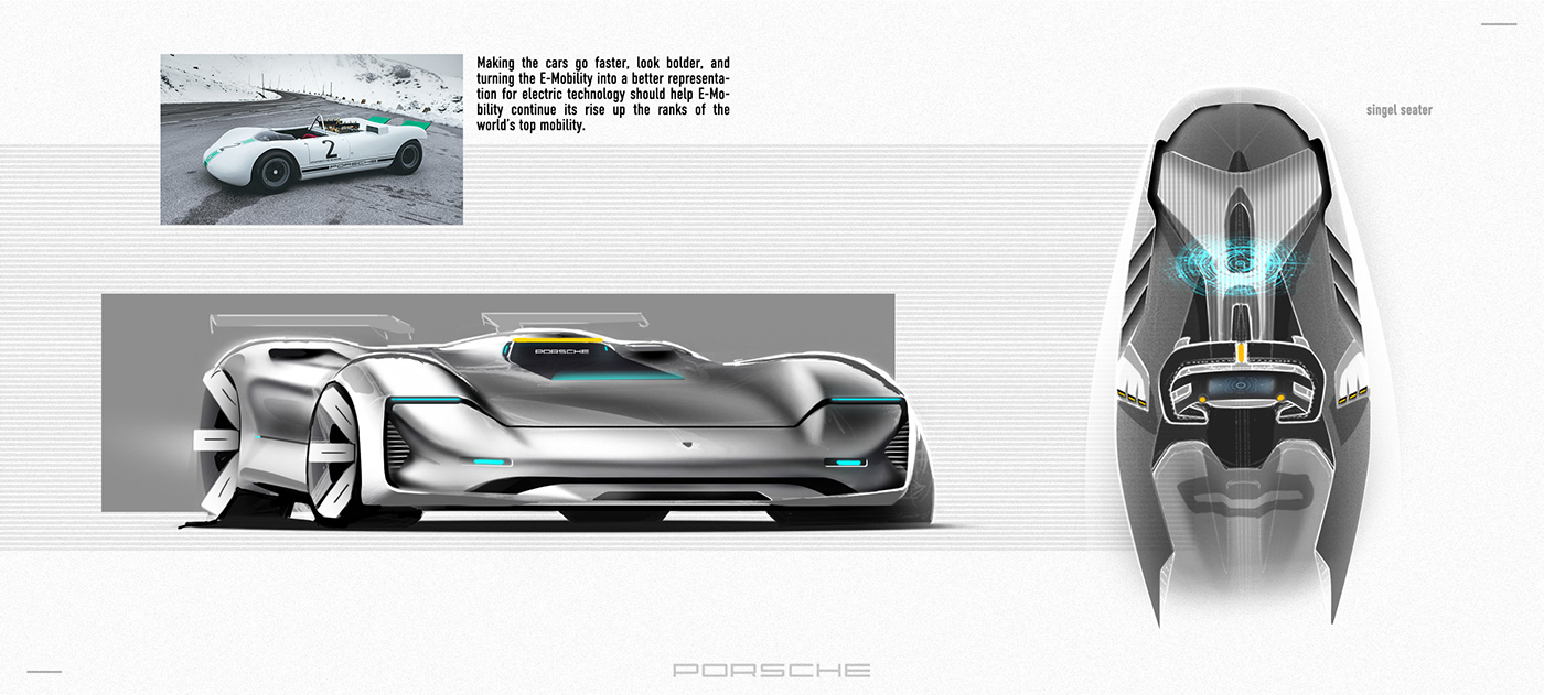 3D automotive   design Interior PHTOSHOP Porsche transportationdesign cardesign concept
