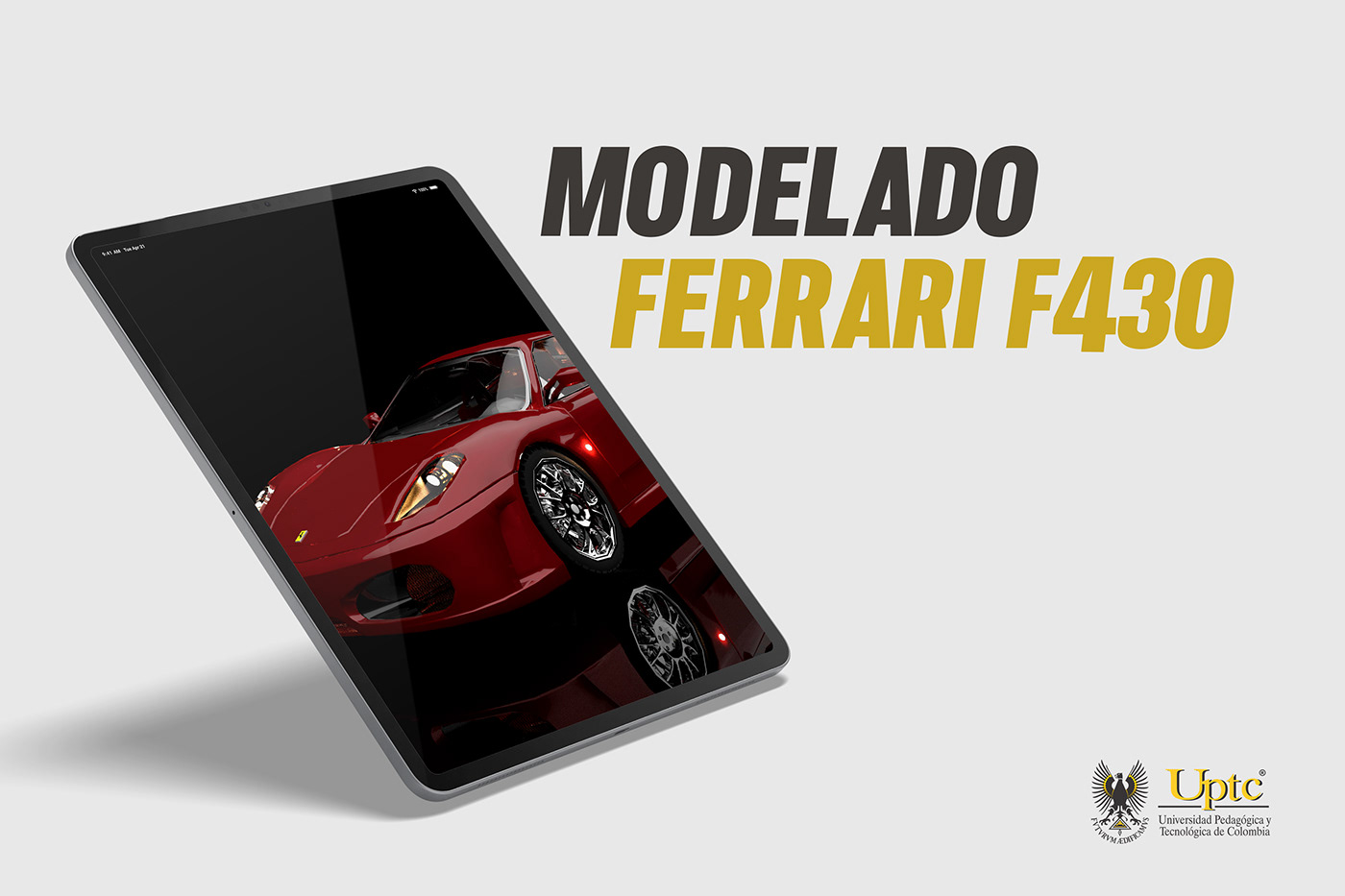 3D car concept FERRARI ferrari 430 modelling modelling 3d Scuderia supercar visualization