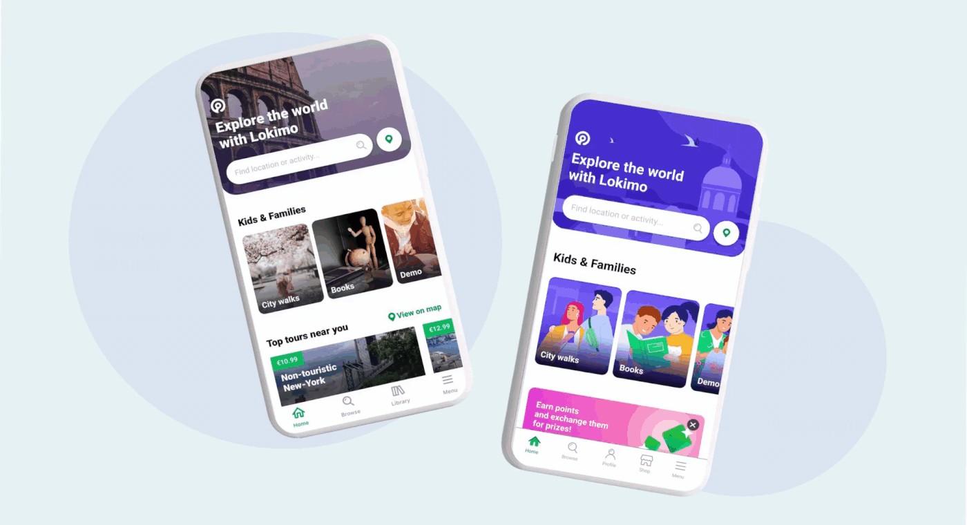 app game mobile quiest redesign Travel