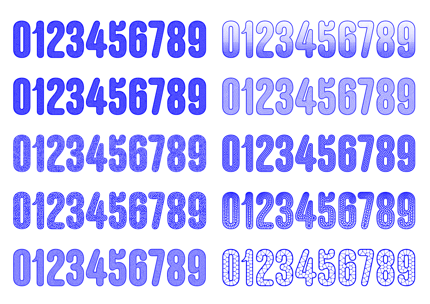 Typeface font animals pattern expressive Display Jean-Baptiste Levée  production type rounded bold