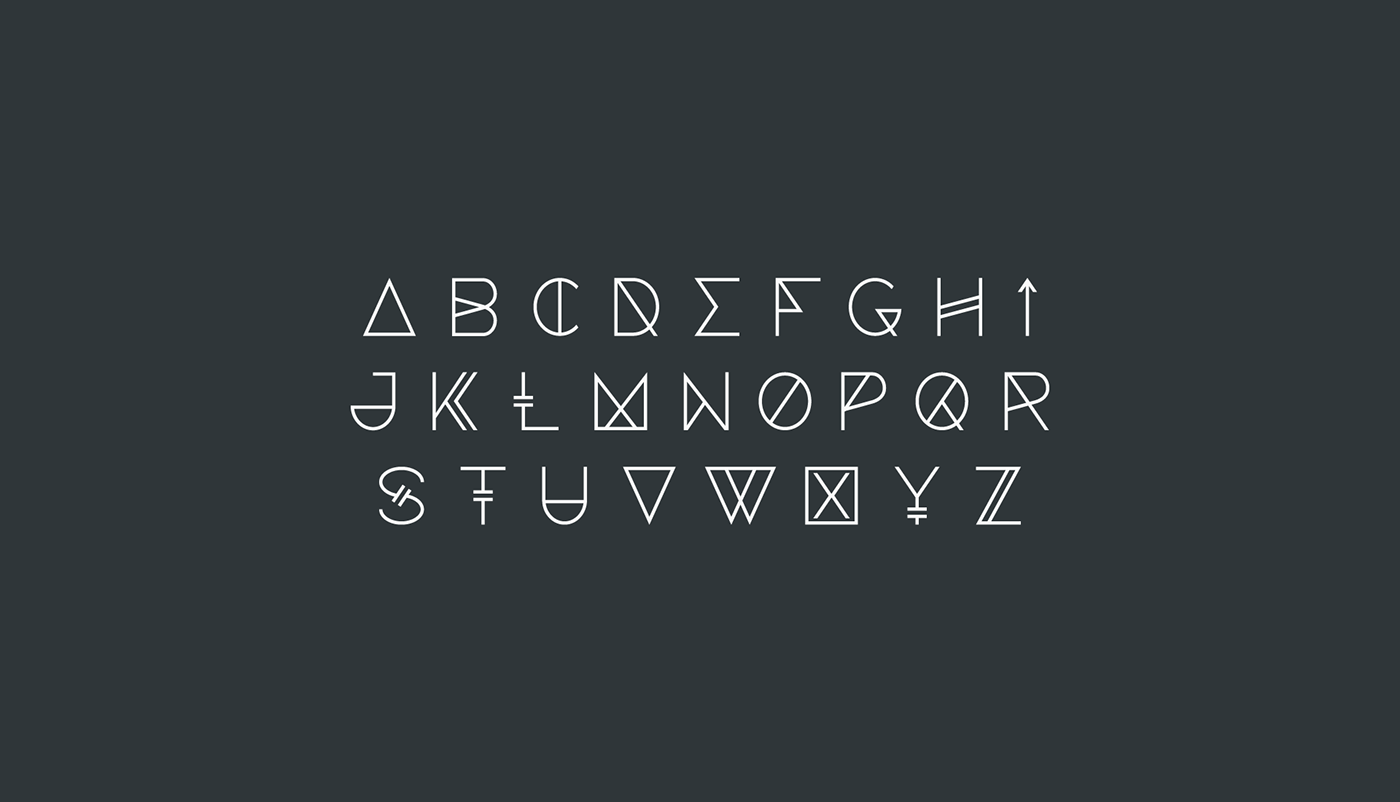 Typeface typo mountain font typography   Typographie