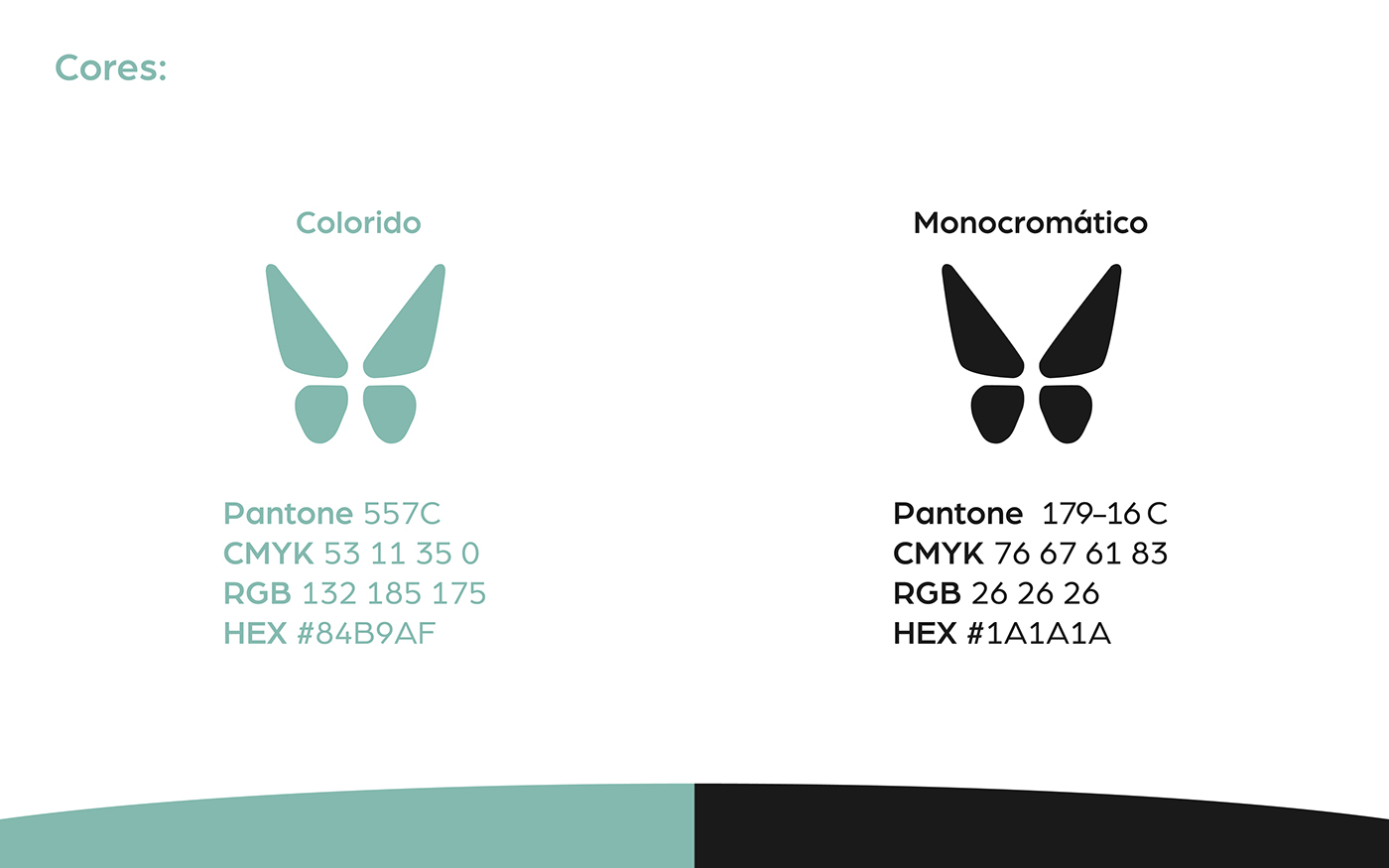 Logotipo identidade visual design gráfico papelaria loja de presentes borboleta Criativa mimo