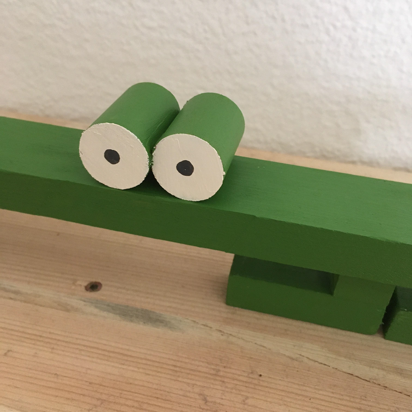 bold Character crocodile Fun Playful simple toy wood