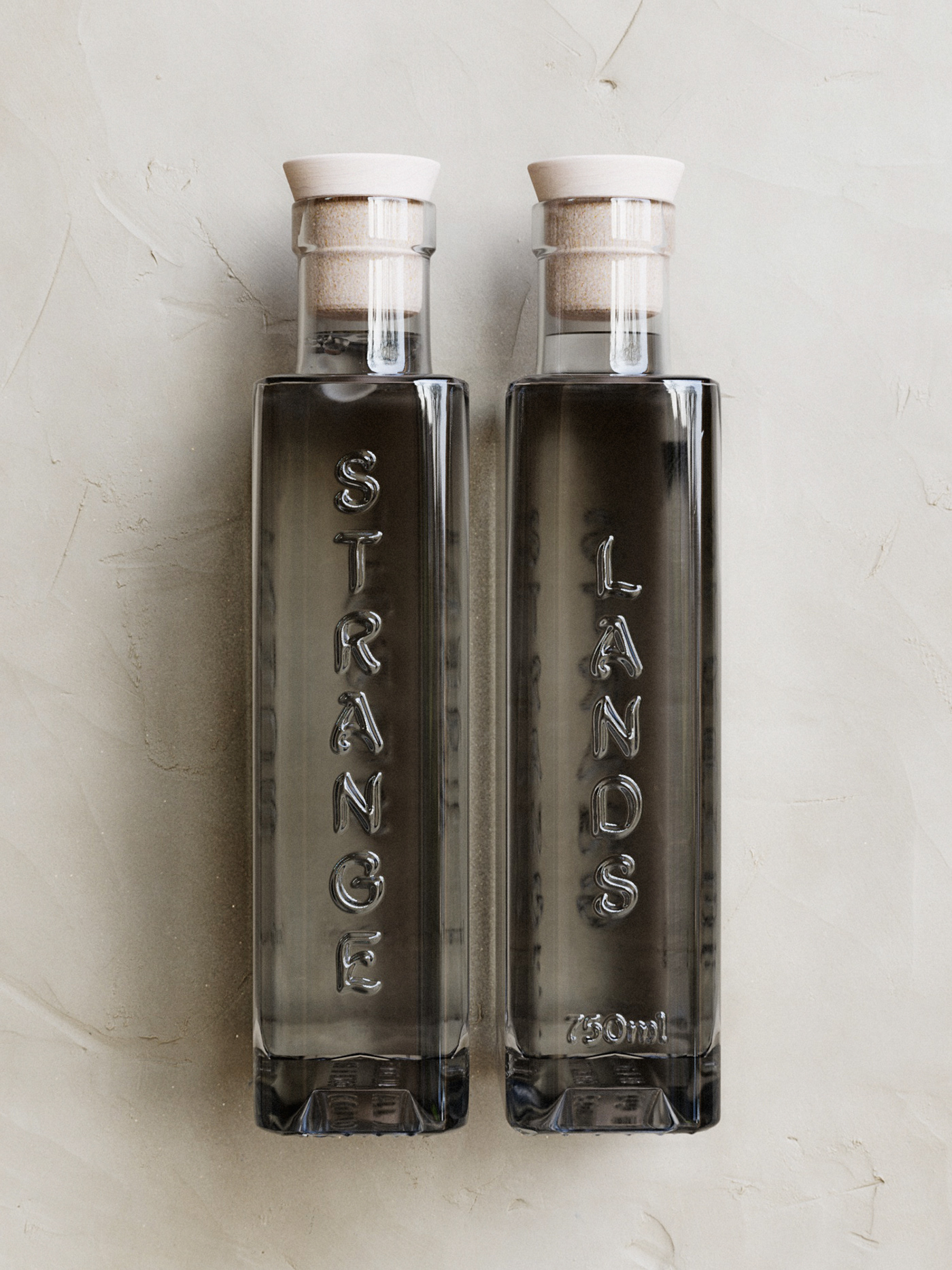 gin bottle alcohol Packaging Spirits Label packaging design brand identity Logo Design visual identity