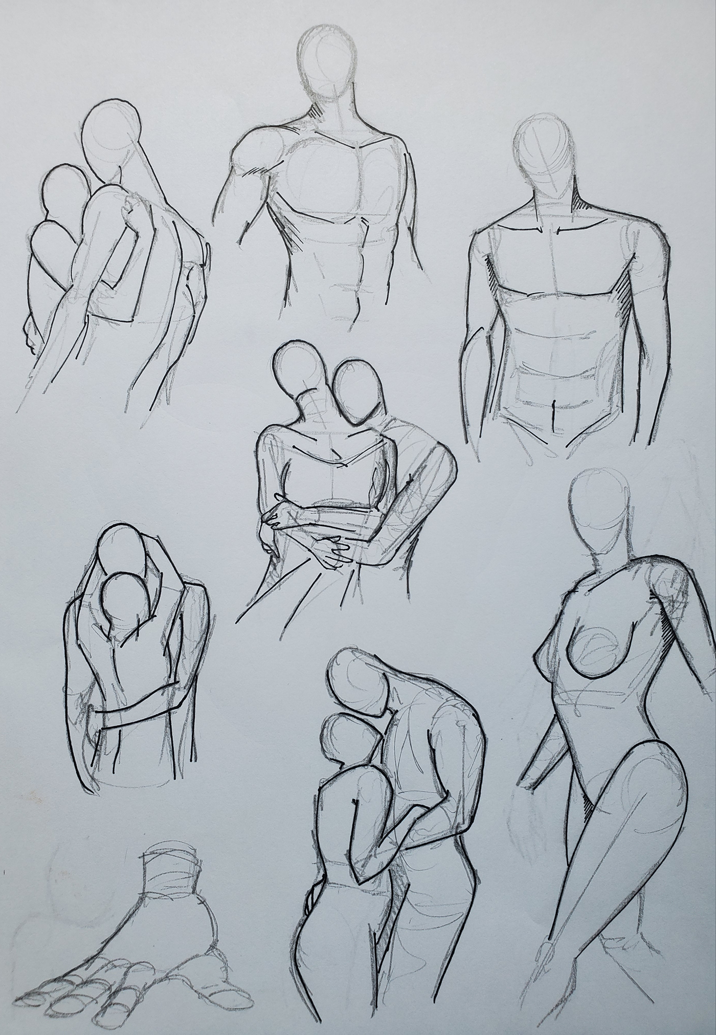 anatomy animator art biology muscles Poses sketch sketch book studies TRADITIONAL ART