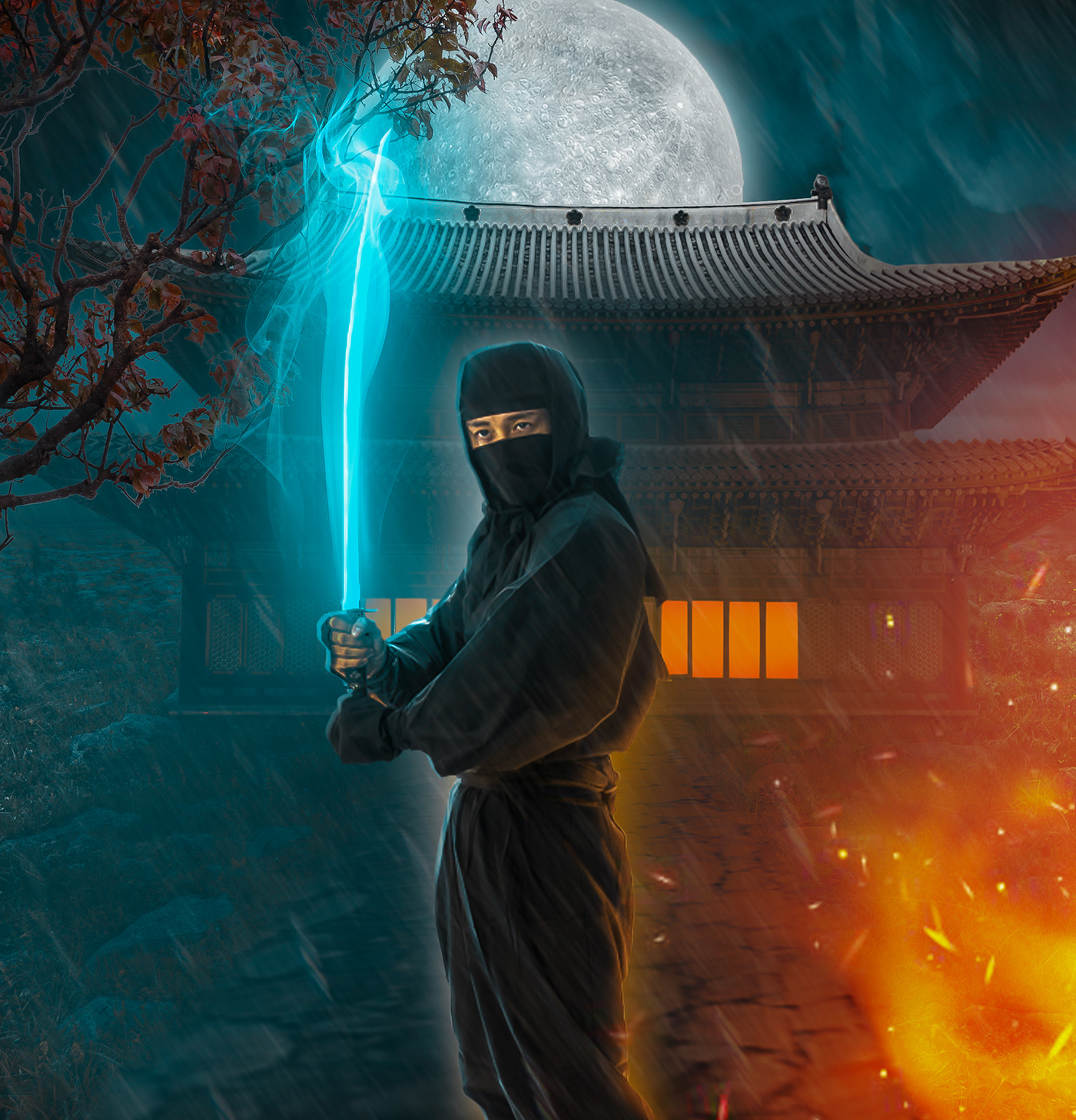 art japanese manipulation ninja photoshop samurai