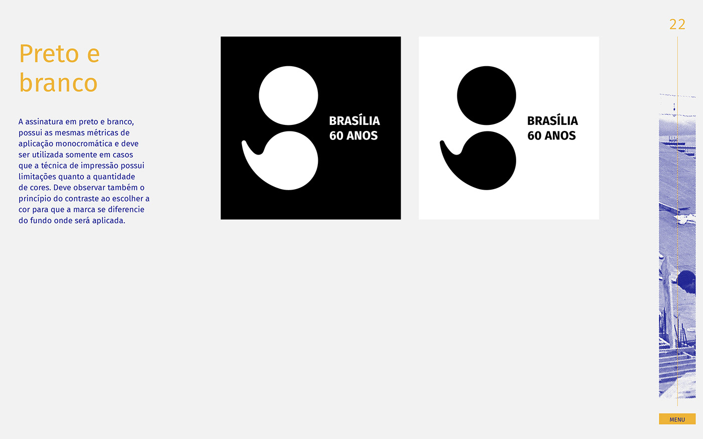 marca brand brasilia manual de identidade logo 60 anos Icon
