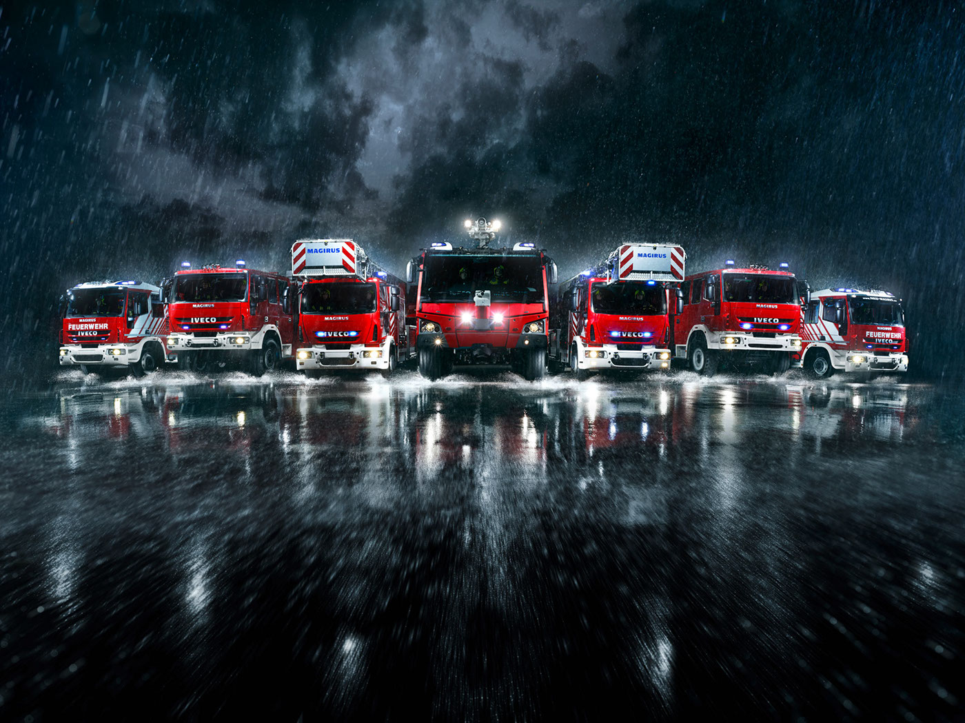 Iveco Magirus IVECO transportation Commissioned campaign firefighters innovation tradition utility