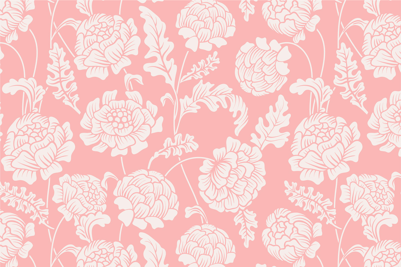wallpaper background backdrop pattern textile fabric design Flowers floral botanical