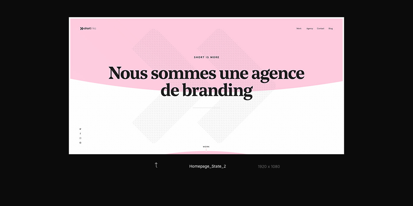 interactive Web clean agency portfolio france ads colors fresh Project