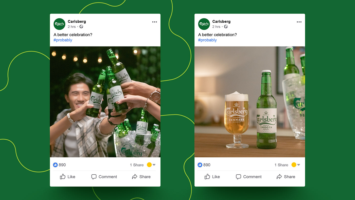 beer Carlsberg cinemagraph happiness saigon Probably social media vietnam