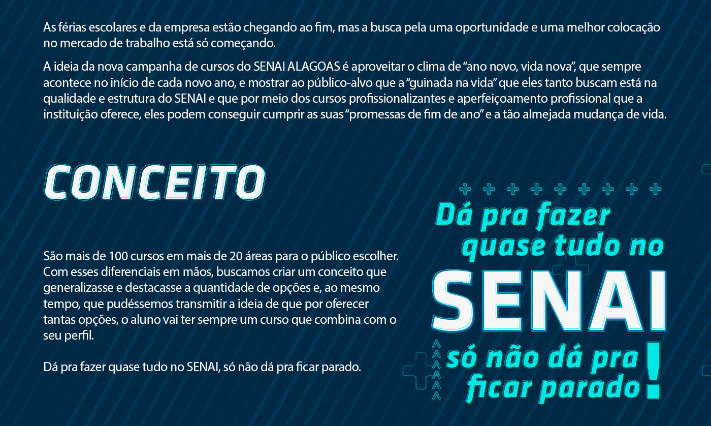Senai Alagoas campanha campaign Fotografia Redes Sociais social media educação cursos escola