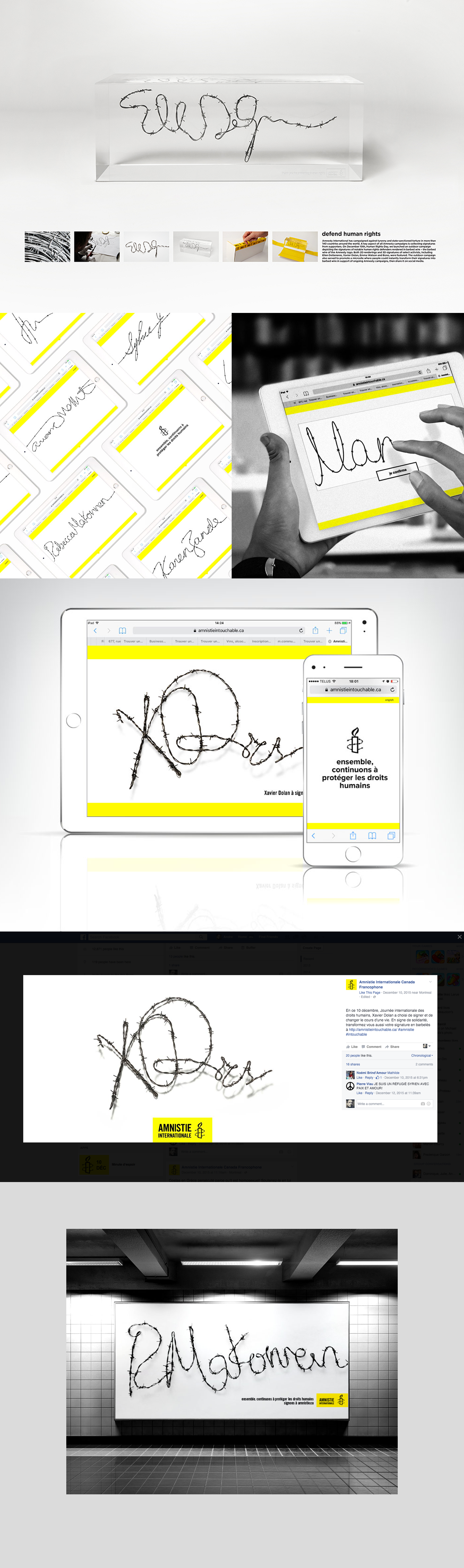 UX design charity Human rights web application mobile design