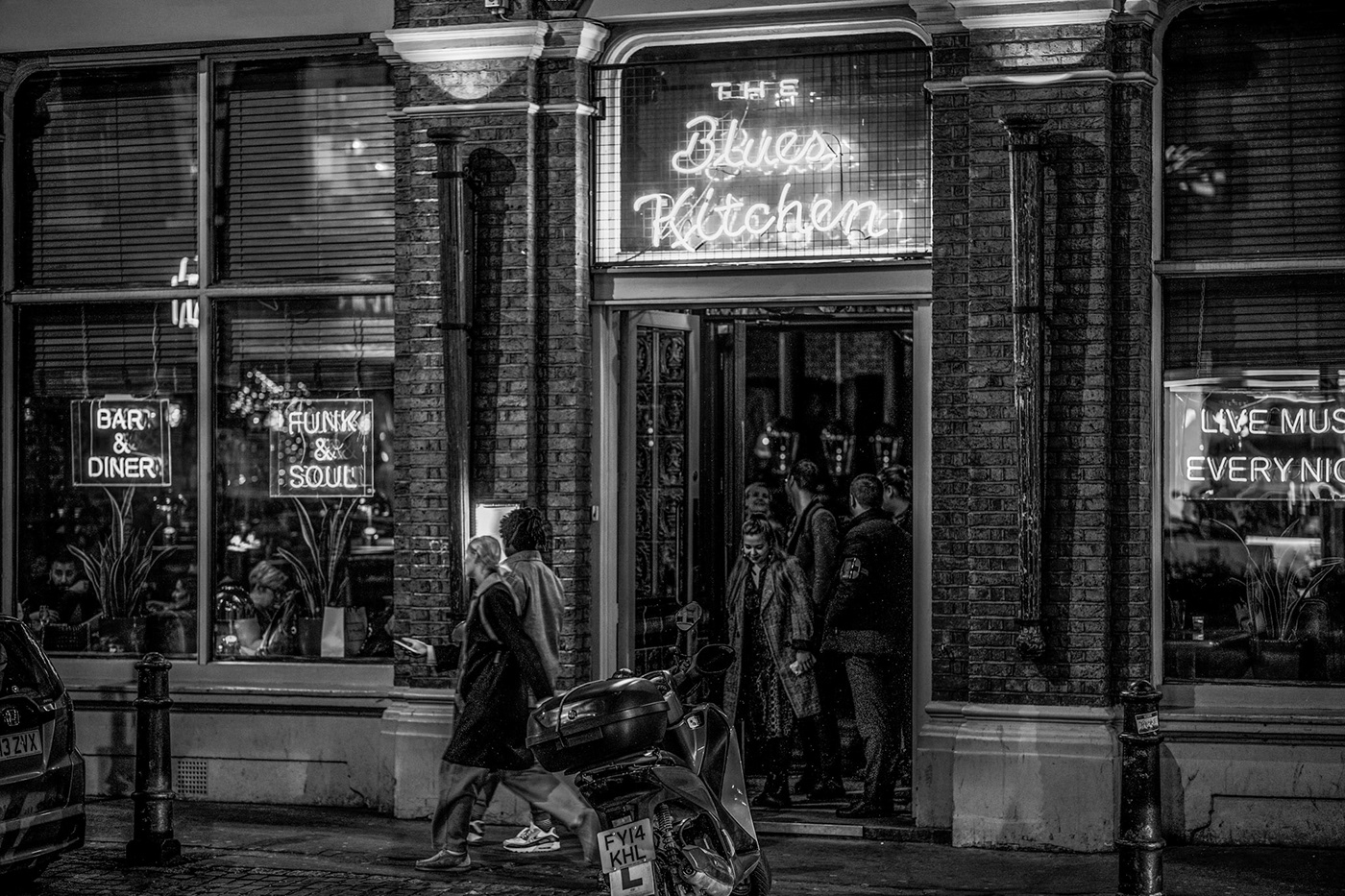 black and white light painting London monochrome night photography Photography  Shane Aurousseau street photography Theatre west end