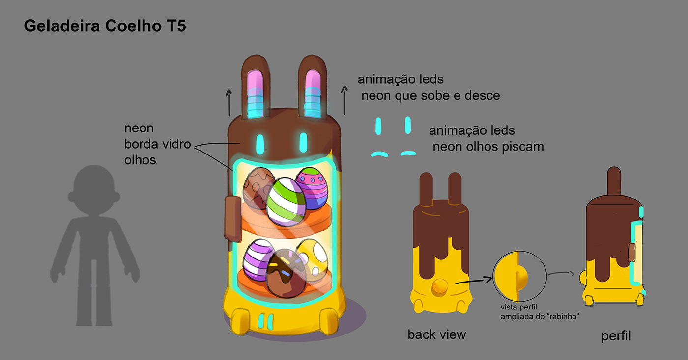 mobile mobile game game Gaming concept art cartoon Easter páscoa chocolate rabbit