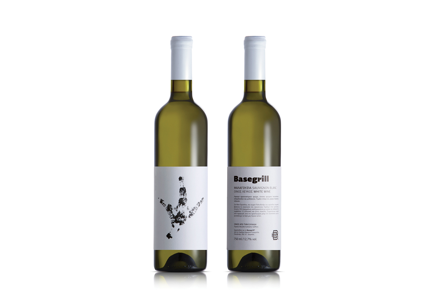 Basegrill housewine athens Greece wine christrivizas trivizas branding  Packaging design
