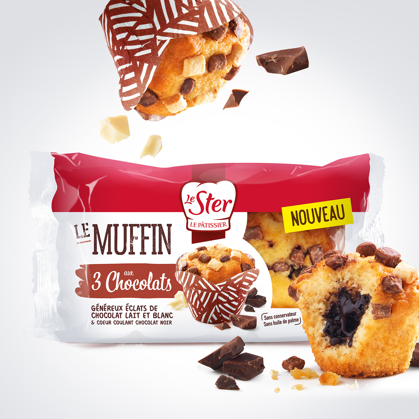 muffin Patisserie chocolat Packaging design Lester bretagne
