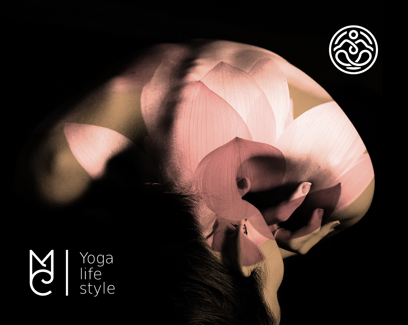 Yoga liefe style identidade gráfica branding  Logotipo Yoga yoga brand