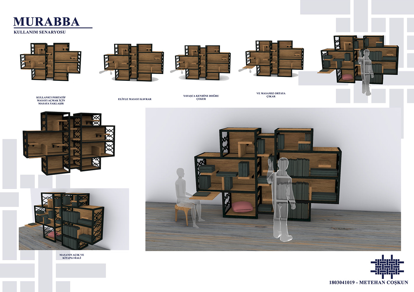 anadolu bookshelf furniture industrial design  product design 