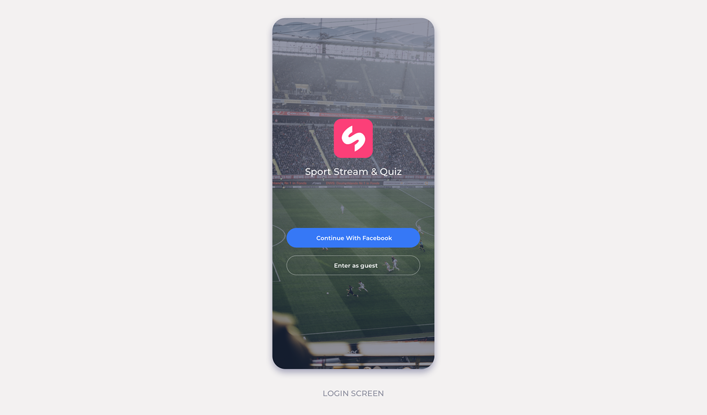 app design football mobile Mobile app Quiz soccer sport stream Web