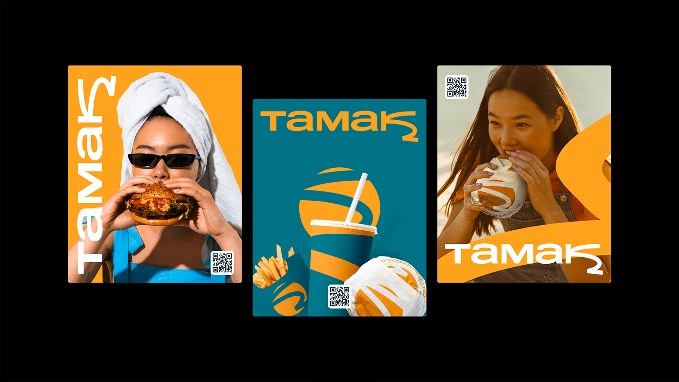 branding  concept kazakhstan mcdonald's Packaging rebranding fastfood restaurant
