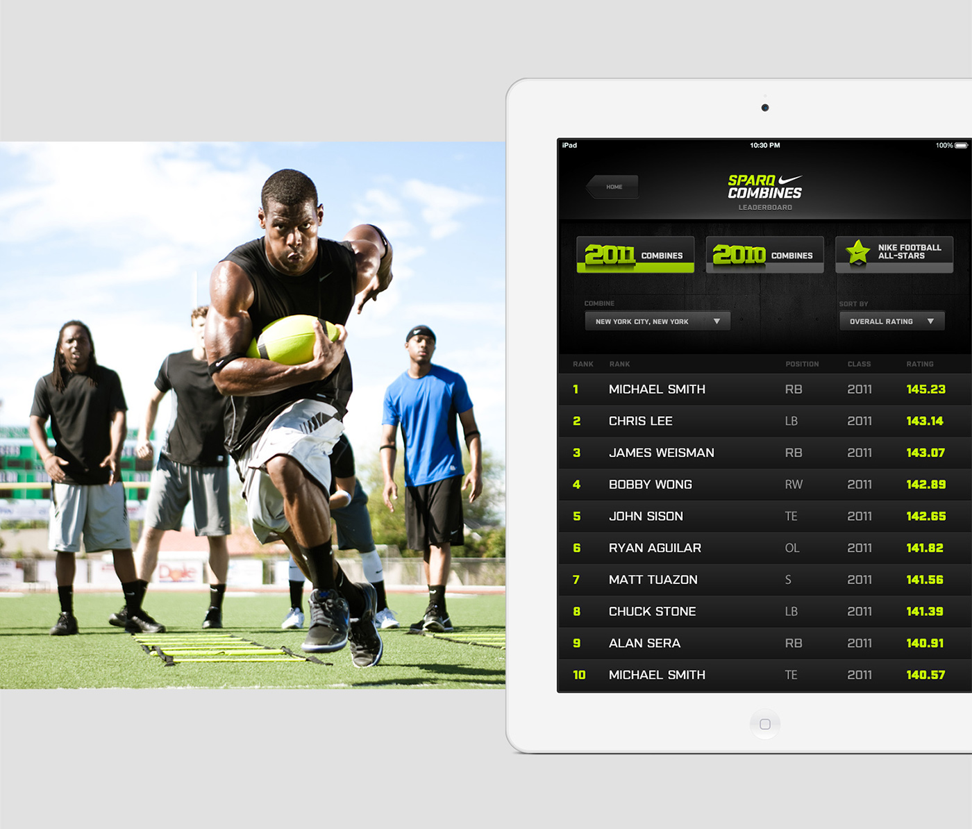 Nike SPARQ iPad rasill rasmus
