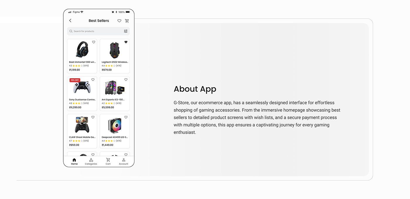 ecommerce app ui design