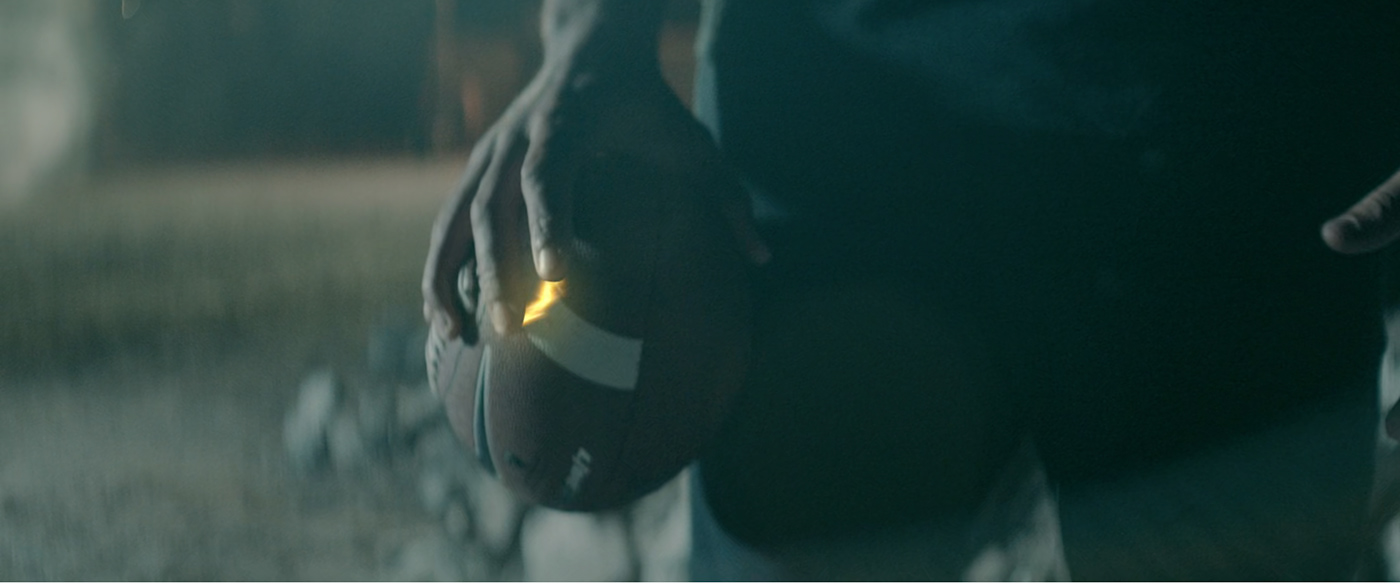 Nike commercial colorist branding  football Russell WIlson Seattle Seahawks flag football filmmaking Advertising 