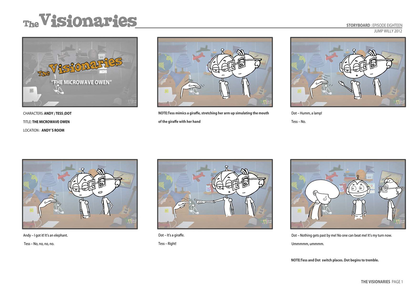 Adobe Portfolio the visionaries tv series Animated Series science tv show television Episode episodes comic Fun learning