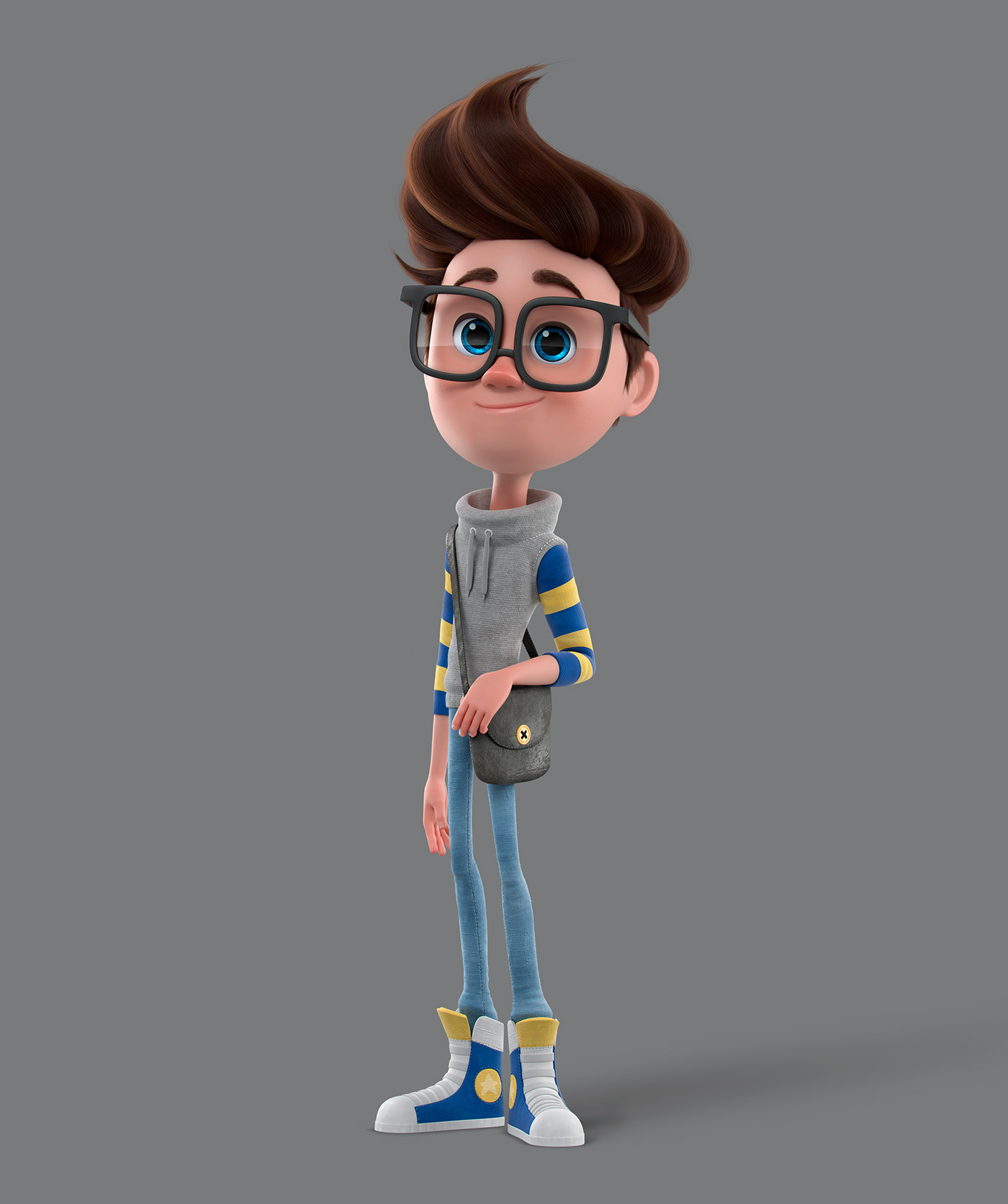 digital 3d characters concept art ILLUSTRATION  animation  modeling 3D personagem