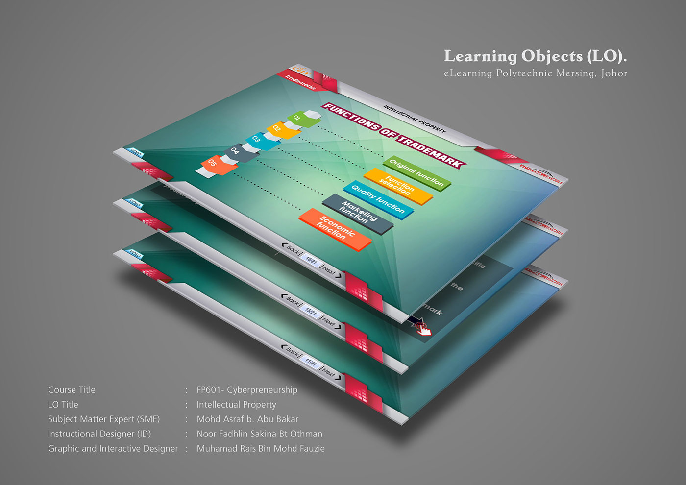 graphic design  animation  e-learning politeknik system coding interactive design Layout Design Icon