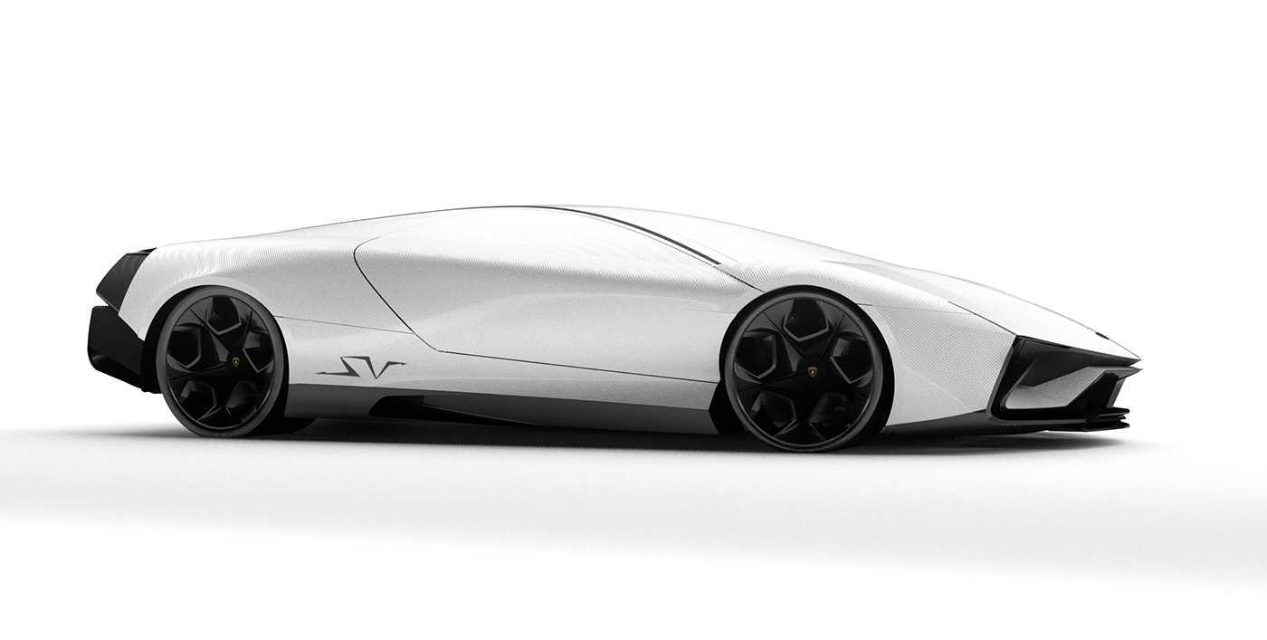 lamborghini superveloce car car design Project concept car industrial design  Automotive design sports car design