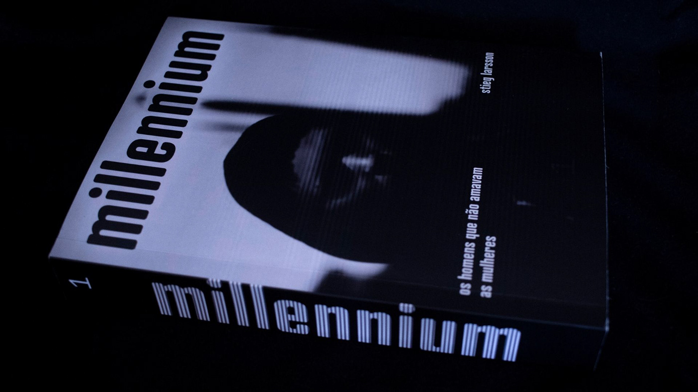 book book design book redesign editorial design  Millennium Stieg Larsson