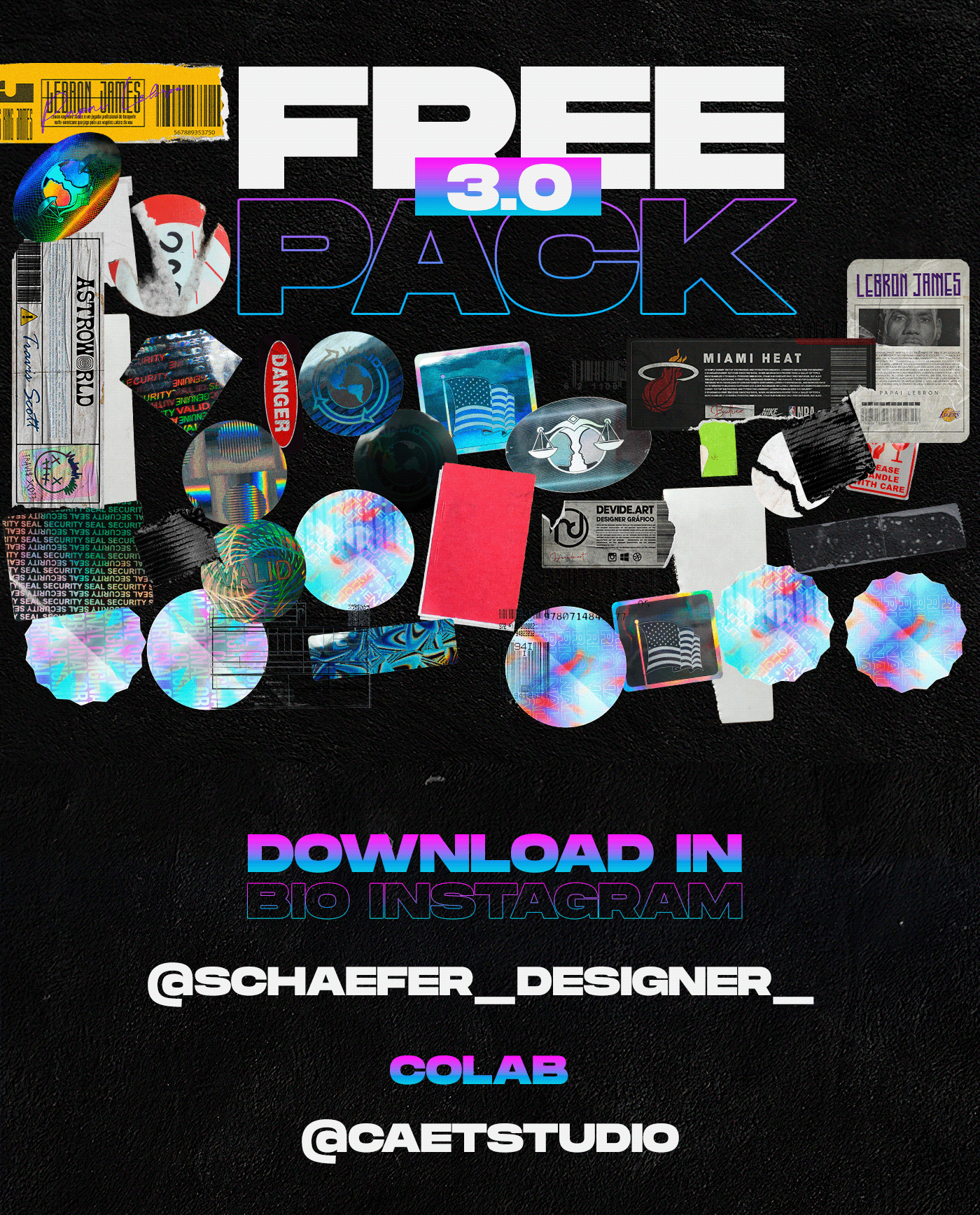 flyer for you free free pack gratis photshop png stickers