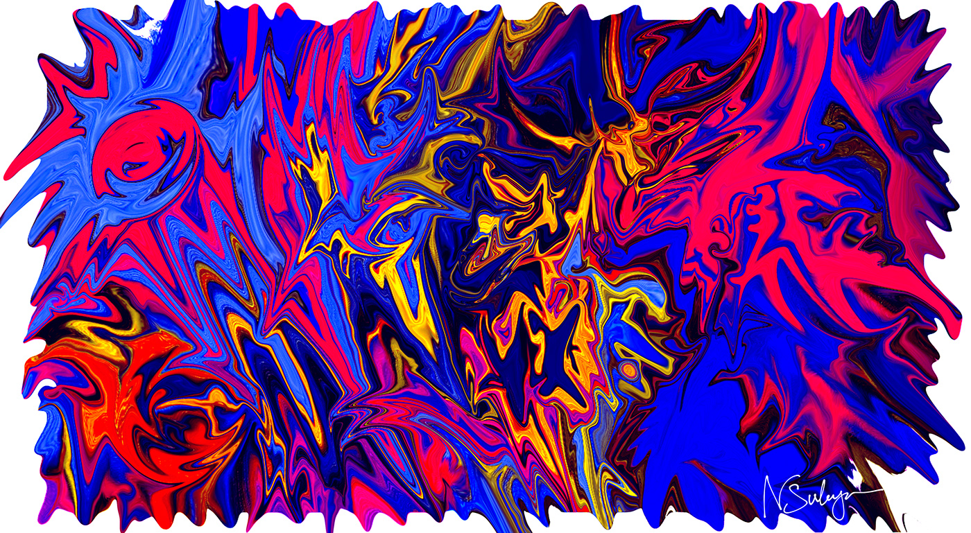 painting   abstract NSuleyman digital artwork
