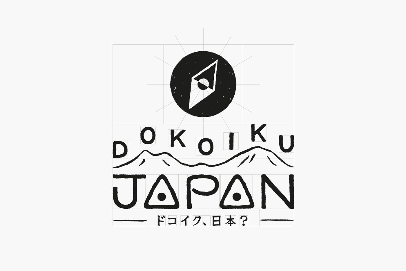 blog design brand identity branding  hand drawn logo Japanese design Logo Design minimal simple Style Guideline  Tourisum