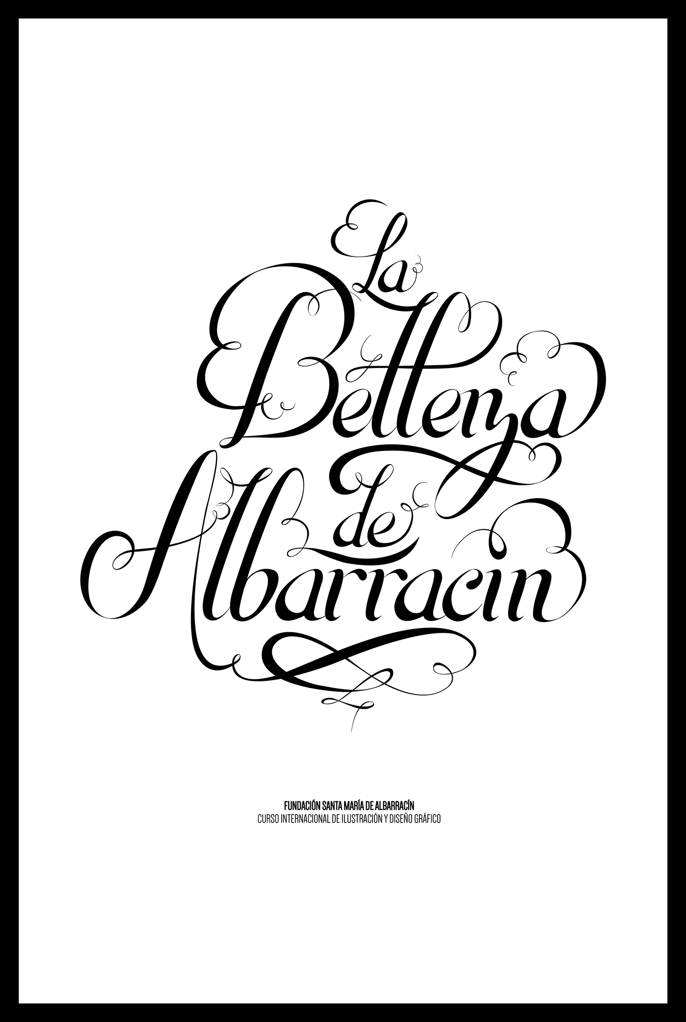 Handmande lettering lettering atmosphere albarracin spain