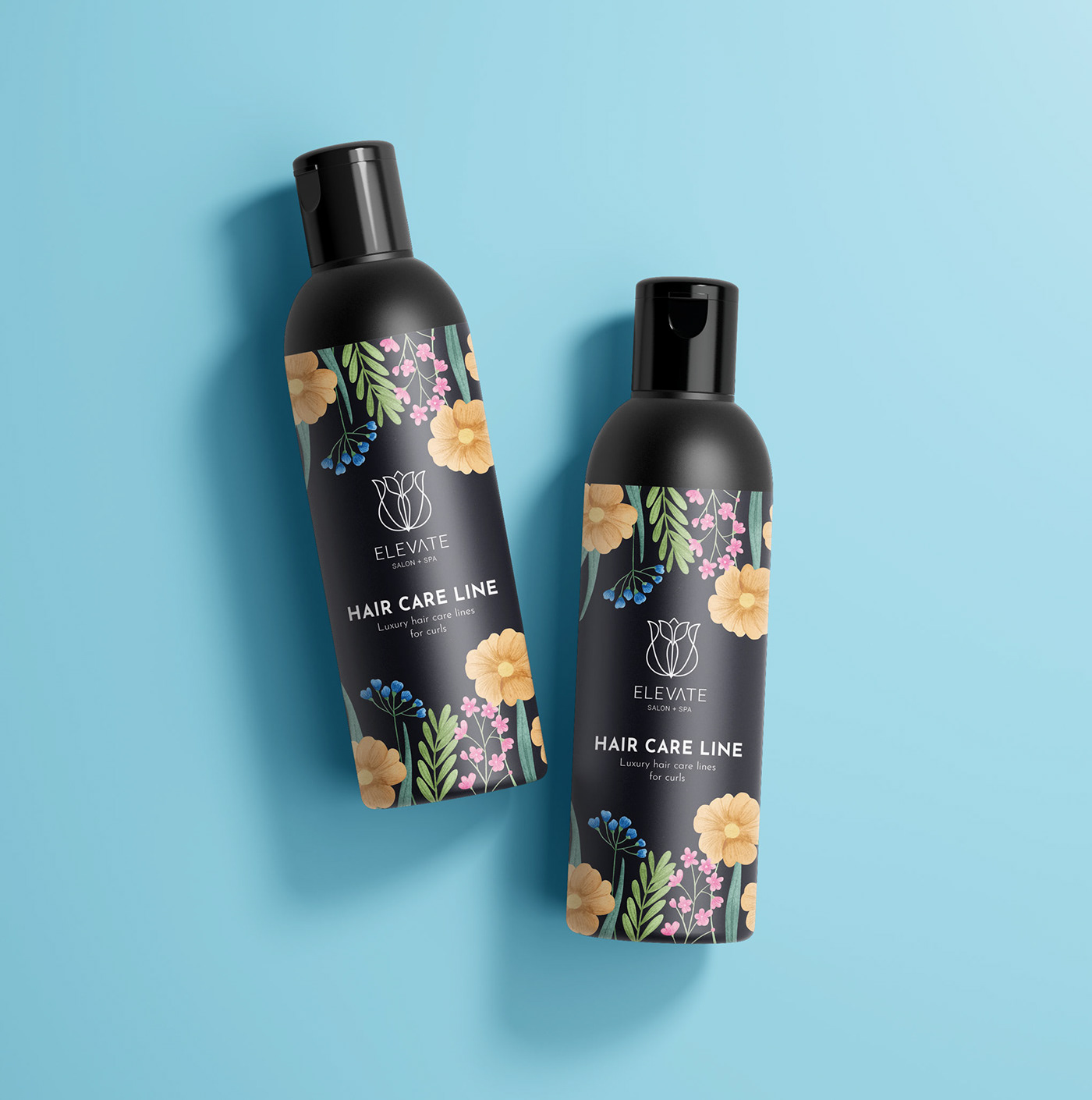 beauty bottle cosmatics cosmetics hair oil Label package Packaging packaging design