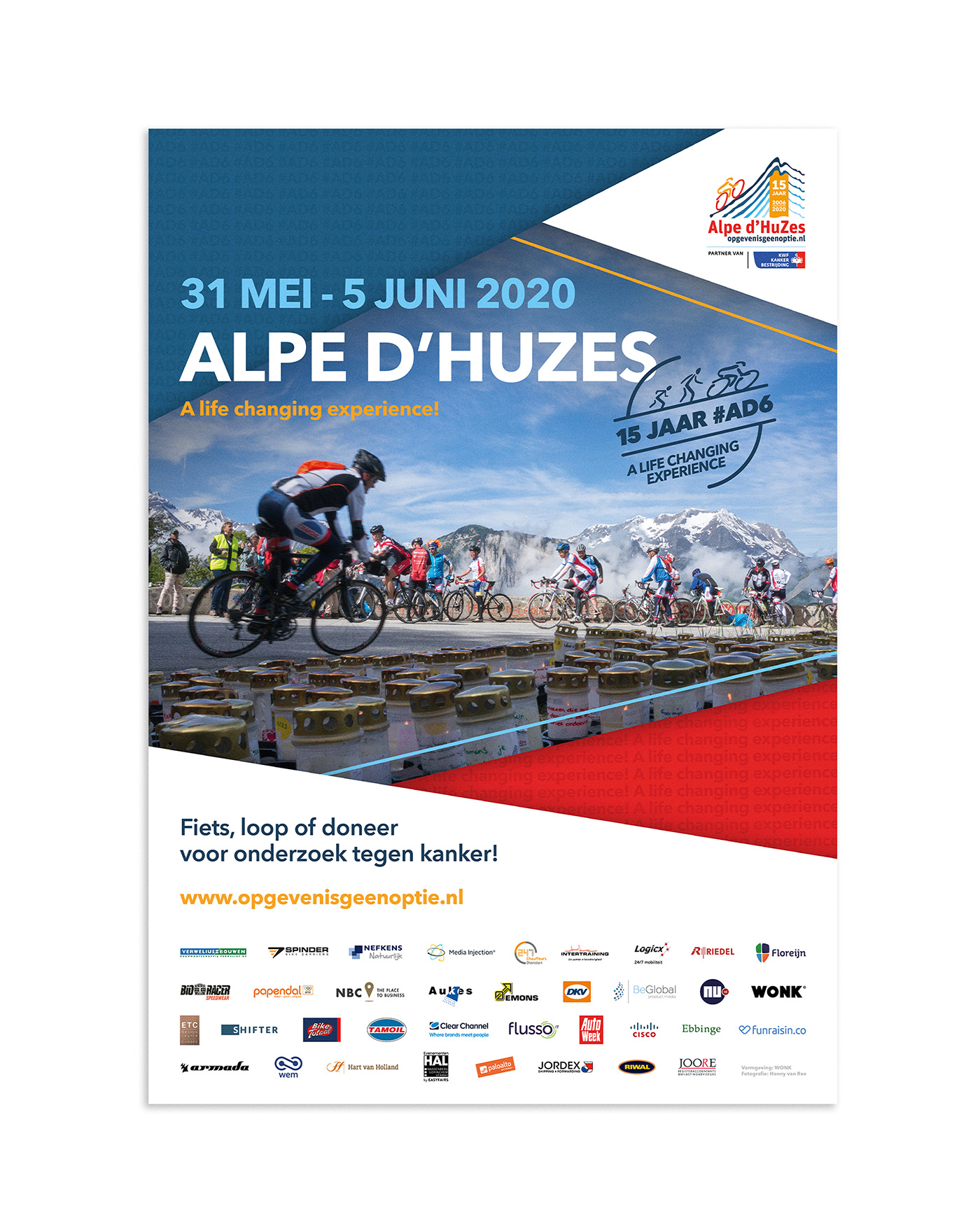 ad6 alped'huzes charity Cycling frankrijk mountains walking Webdesign Wielrennen