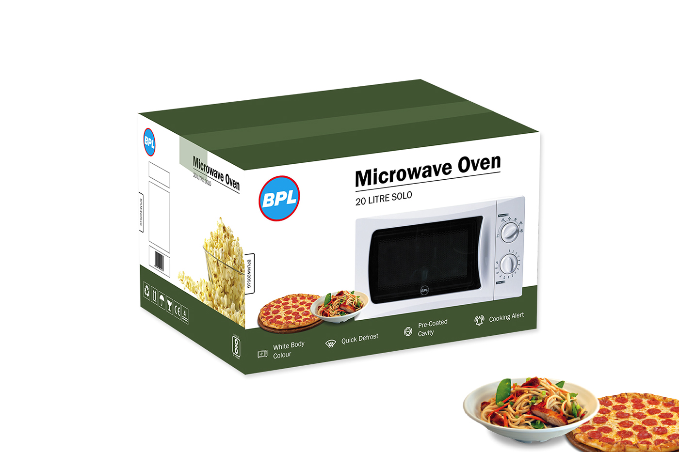 Packaging branding  carton box tv microwave oven box design creative carton
