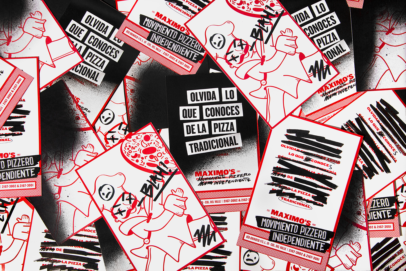 Pizza Packaging punk guerrilla anarchy monterrey mexico